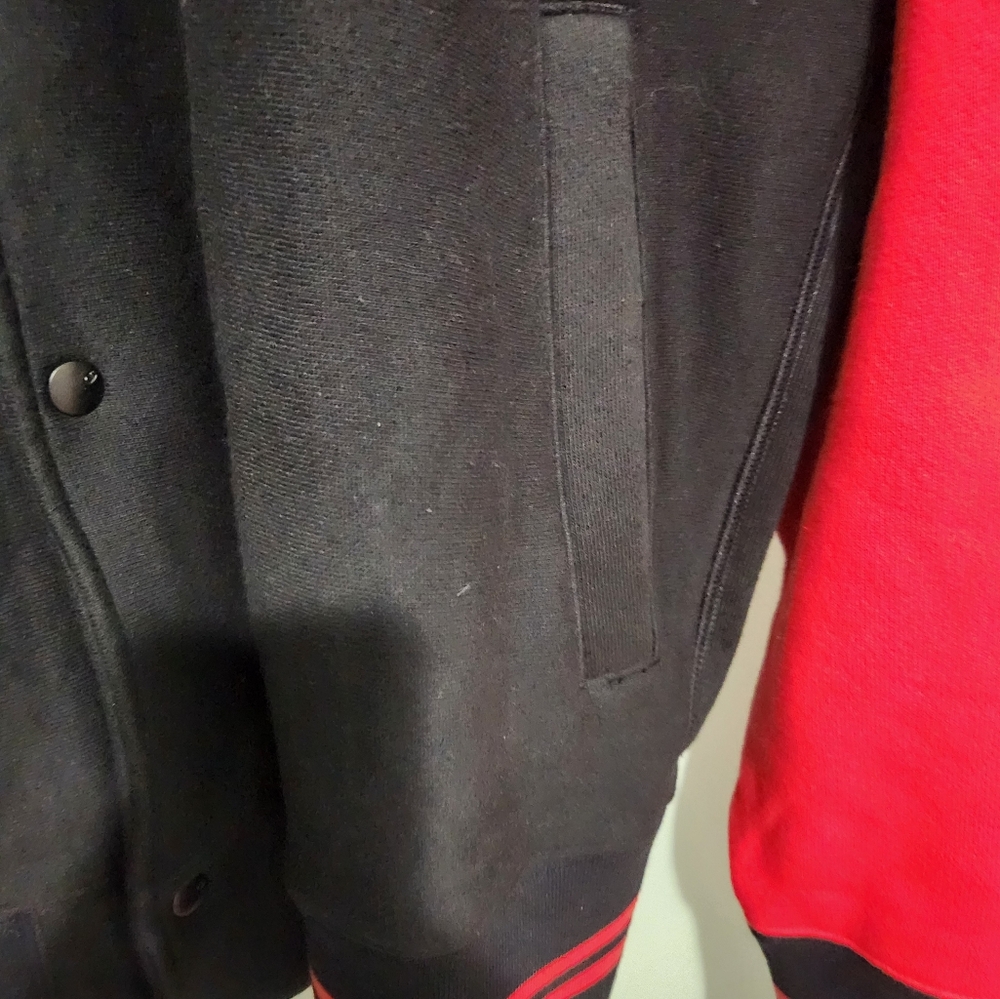 Champion Reverse Weave Snap Button Varsity Bomber… - image 3